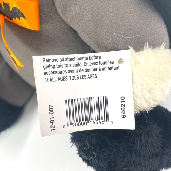 Halloween Carlton Bear Plush in Bat Costume - Picture 5 of 7